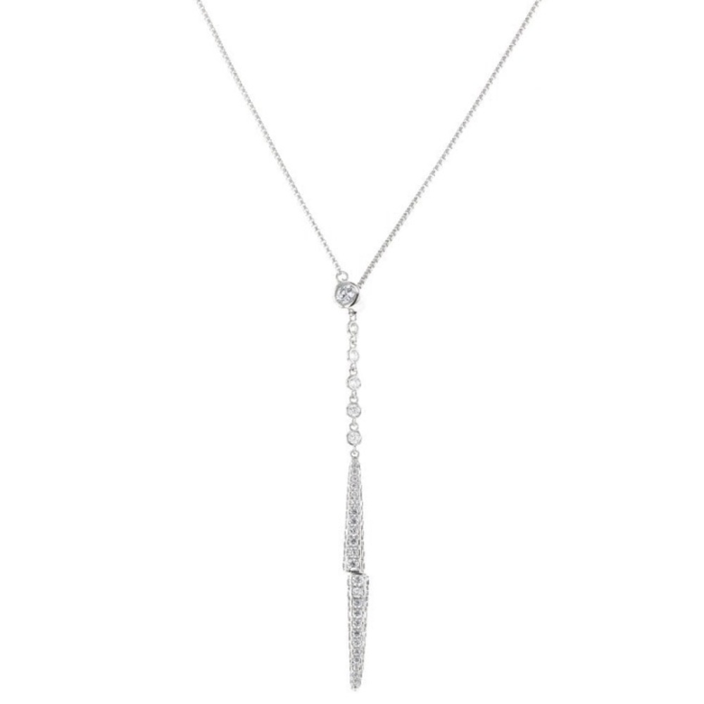Nadri Ripple Crystal Pavé Pendant